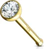 Autiga® Nasen-Piercing 14 Karat 585 Echtgold Stecker Produktbild-Vorschau 1