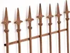 Close-up of a metal garden fence with pointed finials. Náhľad obrázku produktu