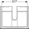 Geberit 500.505.00.1, 1 Schublade(n), 1 Stück(e), 580 mm, Produktbild-Vorschau 2