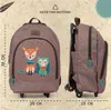 Perletti Grüner Eulen- und Kitz-Rucksack für Kinder, 14411 Produktbild-Vorschau 4