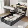 UnboxG Polsterbett 90x200cm mit USB, Jugendbett Einzelbett Produktbild-Vorschau 10