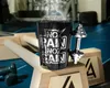 Hantel Gym Becher mit "NO PAIN NO GAIN" Aufschrift Produktbild-Vorschau 3