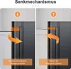 SONNI Noir Paroi de douche 90x90x195cm Porte pliante Porte Voir les images du produit 7