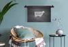 MuchoWow® Wandteppich Wandbehang Kuh - Steak - Weiß 60x40 Produktbild-Vorschau 5