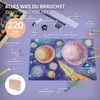 ECD Germany Malset mit Holzkoffer 220-Teilig für Kinder Produktbild-Vorschau 3