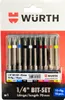 Würth Bit-set 70 mm, 1/4 inch, met riemclip, 10-delig, Productafbeelding-voorbeeld 4