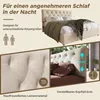 Polsterbett, 140x200 cm, Doppelbett mit Lattenrost und Produktbild-Vorschau 4
