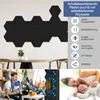 Clanmacy 18 stuks akustické panely Šestihranné pruhované Náhled obrázku produktu 4