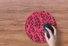 MuchoWow® Mauspad Mousepad Schlangendruck - Tiere - Rosa Produktbild-Vorschau 3