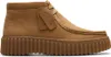 A single brown Clarks clog is shown against a white background. Voir les images du produit