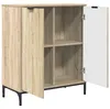 vidaXL Kredens dąb sonoma 69,5 x 33 x 82 cm Materiał Podgląd zdjęcia produktu 5