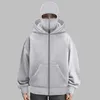 ASKSA Balaclava Zip Hoodie Herren Damen Einfarbig Produktbild-Vorschau 2