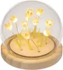 LED osvětlená skleněná koule - dekorace tulipánů Náhled obrázku produktu 3