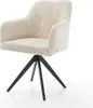 DELIFE Esszimmerstuhl Greg-Flex Cord Beige Kreuzgestell Produktbild-Vorschau 1