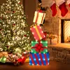GOPLUS 119 cm Geschenkboxen Weihnachten, 4 stapelbare Produktbild-Vorschau 1