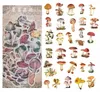 Vintage-Pilze-Aufkleber – Washi-Aufkleber-Set – 60 Produktbild-Vorschau 2