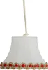 Hängelampe LED 3,5V mit rot/goldener Borte für Puppenhaus Produktbild-Vorschau 3