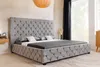 riess-ambiente Design Boxbett PARIS 180x200 cm grau Bouclé Produktbild-Vorschau 2