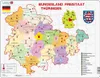 Larsen Puzzle Freistaat Thüringen (politische Karte) Produktbild-Vorschau 1