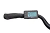 A close-up view of an e-bike handlebar with a digital display. Produktbild-Vorschau