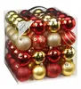 64x Kunststoff Christbaumkugeln Ø 6cm Kugel Box Glanz Produktbild-Vorschau 1
