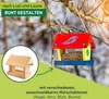 Vogelfutterhaus Bausatz inkl. Farben & Pinsel für Kinder Produktbild-Vorschau 3