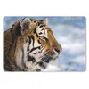 MuchoWow® Mauspad Mousepad Tiger - Schnee - Natur 27x18 cm Produktbild-Vorschau 1