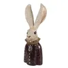 A close-up studio shot of a decorative rabbit figurine. Produktbild-Vorschau