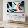 FineBuy Lowboard Hängend Marmor-Optik Weiß 160x30x30 cm Produktbild-Vorschau 1
