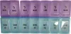 EWANTO Tablettenbox Pillendose Medikamtenbox 7 Tage Produktbild-Vorschau 2