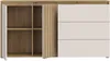 Madia Neutra Rovere e Cashmere con 3 Cassetti e Anta Anteprima dell’immagine prodotto 4