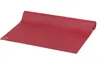 A red yoga mat is rolled up on a white background. Produktbild-Vorschau