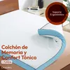 CASABEL Topper de espuma viscoelástica 7cm, 140x190cm, con Vista previa de la imagen del producto 2