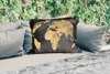MuchoWow® Outdoor Kissen - Weltkarte - Pflanzen - Vintage - Produktbild-Vorschau 2