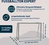 A diagram and image of a soccer goal with descriptive text. Produktbild-Vorschau