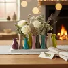 Jinfa Handgefertigte kleine Keramik Deko Blumenvasen Set Produktbild-Vorschau 11