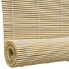 A close-up view of a rolled-up bamboo blind. Anteprima dell’immagine prodotto