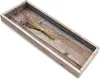 Houten kersttafelonderzetter, shabby wit met rand, groot - Productafbeelding-voorbeeld 1