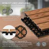 ECD Germany Piastrelle per decking in WPC 30x30 cm Set Anteprima dell’immagine prodotto 3