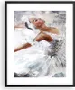 Gerahmtes Poster - Schwarzer Rahmen - Frau Tanz Ballett Produktbild-Vorschau 1