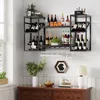 TWSOUL Weinregal Modernes Wand-Weinregal aus Metall mit 3 Produktbild-Vorschau 1