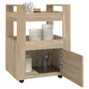 vidaXL Kuchyňský vozík Sonoma Dub 60x45x80 cm výrobek ze Náhled obrázku produktu 4