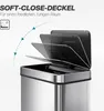 HOMCOM Odpadkový koš se senzorem, 60 l, nerezová ocel, Náhled obrázku produktu 7