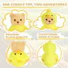 BRUBIES Teddy poussin- Ours en peluche de 25 cm en costume Voir les images du produit 3