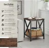 Table d’appoint CARLTON 40,5x40,5x52,5cm - Bois foncé Voir les images du produit 2