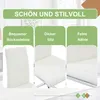 Białe krzesła do jadalni, zestaw 4 sztuk – eleganckie Podgląd zdjęcia produktu 6