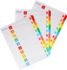 Westcott Register für Ordner A4 (3er-Set) | 3 x Produktbild-Vorschau 1