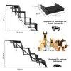 Hunderampe Hundetreppe Faltbar Auto, 4 Stufen, Hunderampe, Produktbild-Vorschau 4