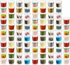 com-four® 96 opbergbakken met deksel - universele kunststof Productafbeelding-voorbeeld 1