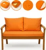 Gartenkissen Set orange – 110x50 + 2x50x56 cm – Für Produktbild-Vorschau 2